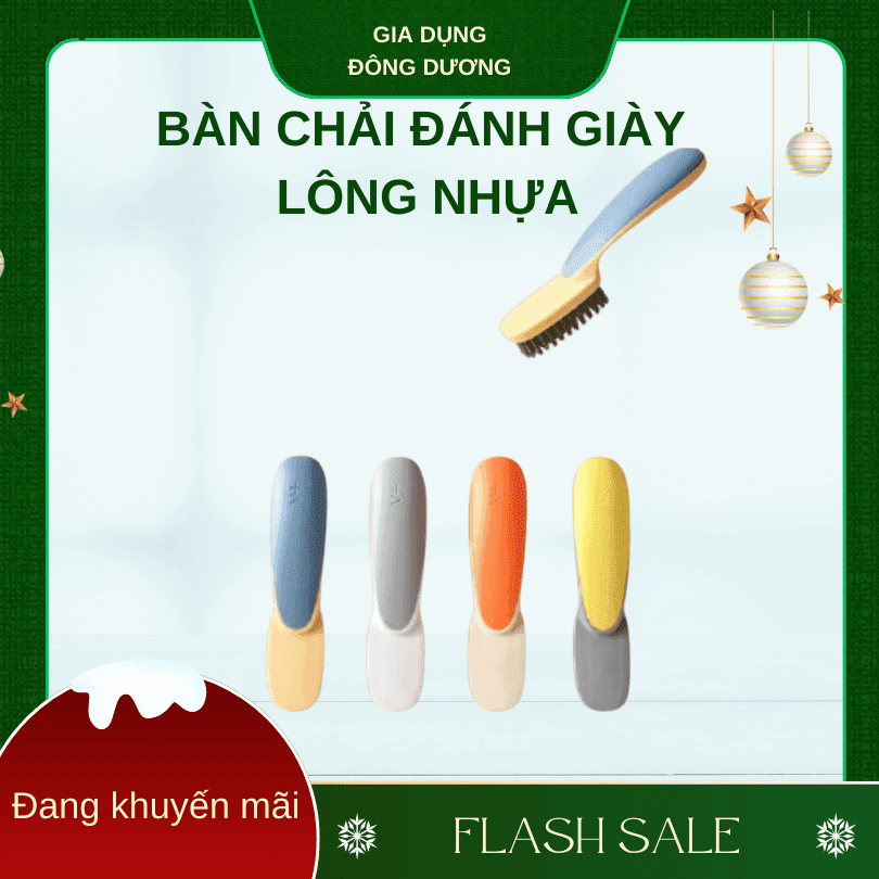 BÀN CHẢI ĐÁNH GIÀY MINI LÔNG NHỰA