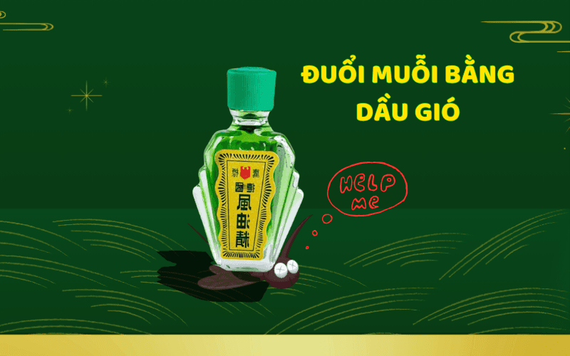 Cách Đuổi Muỗi Bằng Dầu Gió