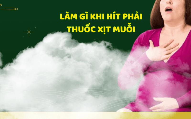 Làm gì khi hít phải thuốc xịt muỗi
