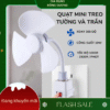 Quạt điện di động xoay 360 độ, treo nhà vệ sinh, nhà bếp, nhà tắm tiện lợi