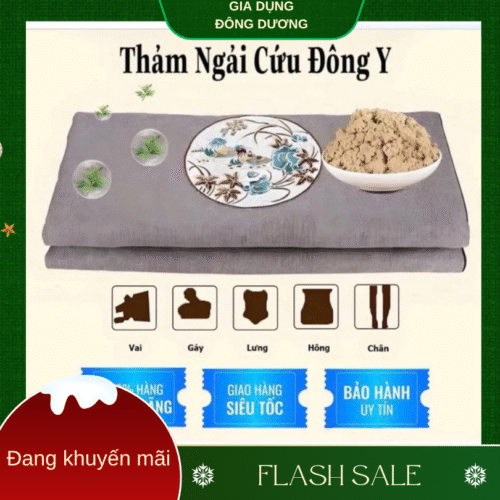 Thảm Ngải Cứu Điện Thảo Dược - Hỗ Trợ Thư Giãn Toàn Thân, Hương Thơm Tự Nhiên Cho Giấc Ngủ Ngon